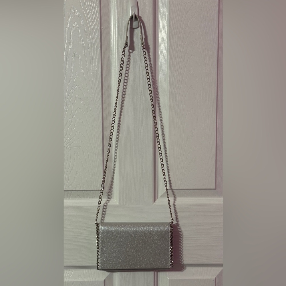 Melrose and Market Sparkly Silver Crossbody Bag